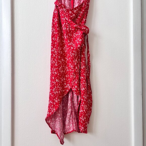 Reformation Alana Wrap Midi Dress - Picture 7 of 11